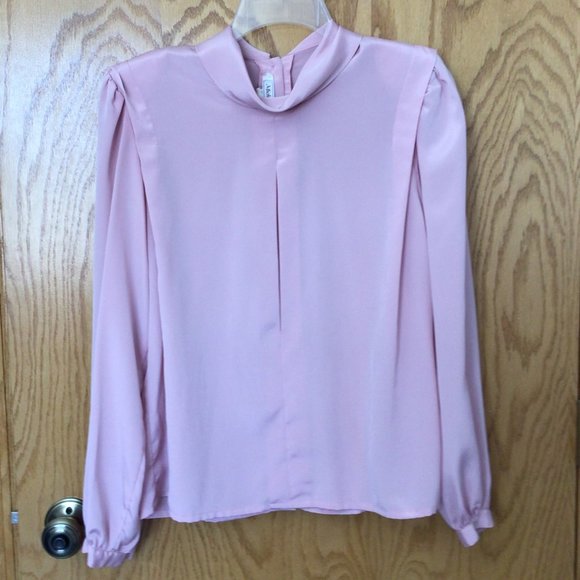 Michelle Stuart -  Vintage pastel pink blouse - Picture 2 of 7